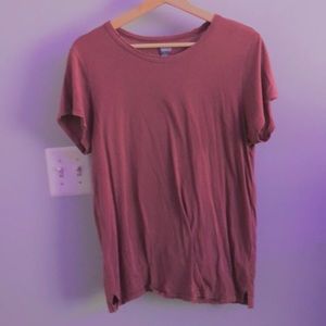 Super comfy rose colored t shirt